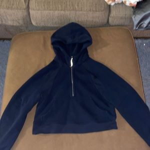 Lululemon Oversized Scuba Half Zip in the color True Navy